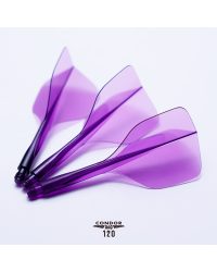 Condor darts flights AXE 120  SMALL Purple