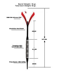 Darts Nightmare 90% tungsten DBB
