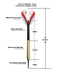 Softip darts Brass DBB Dragon B