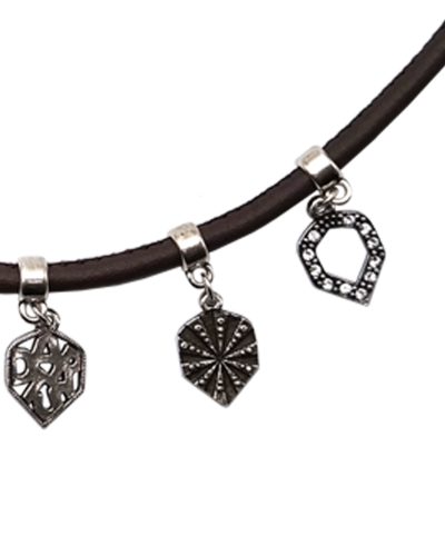 Leather dart bracelet darts