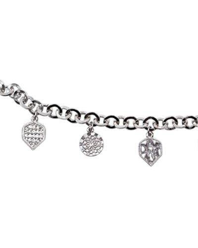 Silver bracelet + 5 elements darts