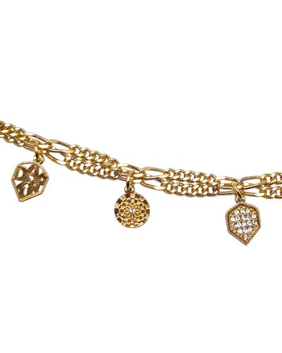 Gold bracelet + 5 elements darts