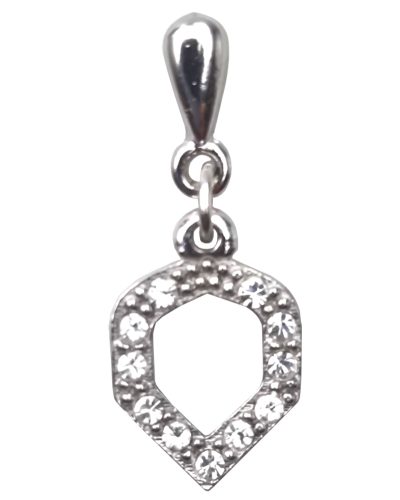 Pendientes aleta baño plata dardos