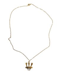 Collar 3 dardos  baño oro dardos