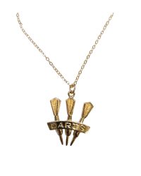 Necklace "3 Darts" Gold Dartboard