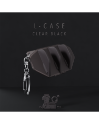 L-style case Clear Black