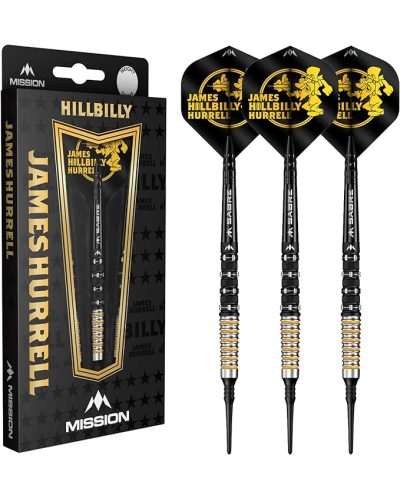 Mission James Hurrell - 95% Tungsten - V2 - Negro PVD & Amarillo 20gr