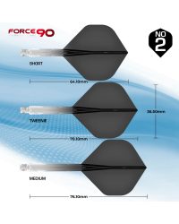 Mission Force 90 Gradient Black Nº2 Short