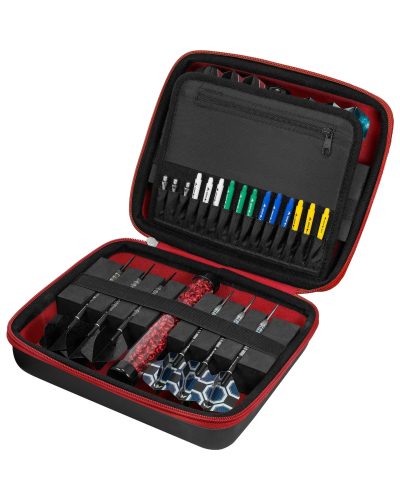 Luxor Mission Darts Case Red