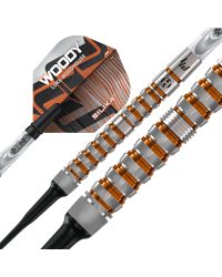 Dardos punta de plastico Harrows Luke Woodhouse Woody 90% tungsteno 18 gr