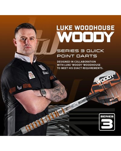 Harrows darts Luke Woodhouse Woody 90% tungseno 18 gr