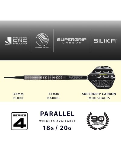 Harrows darts Chizzy V4 90% tungsten 20 gr
