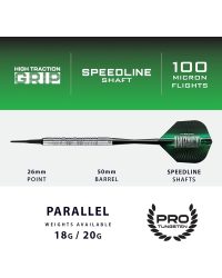 Dardos punta de plastico Harrows darts Impact Premium 18 gr