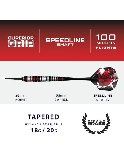 Harrows darts Heavy Metal Stainless Steel 20 gr