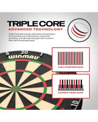 Diana punta de acero WINMAU Darts Blade 6 Triple Core
