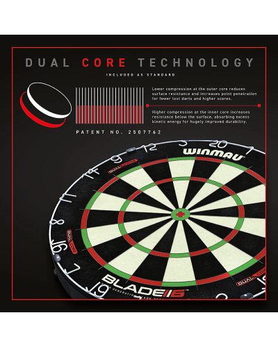 Diana punta de acero WINMAU Darts Blade 6 Dual Core