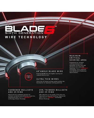 Diana punta de acero WINMAU Darts Blade 6 Professional