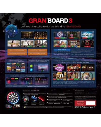 GranBoard 3S Green Smartboard