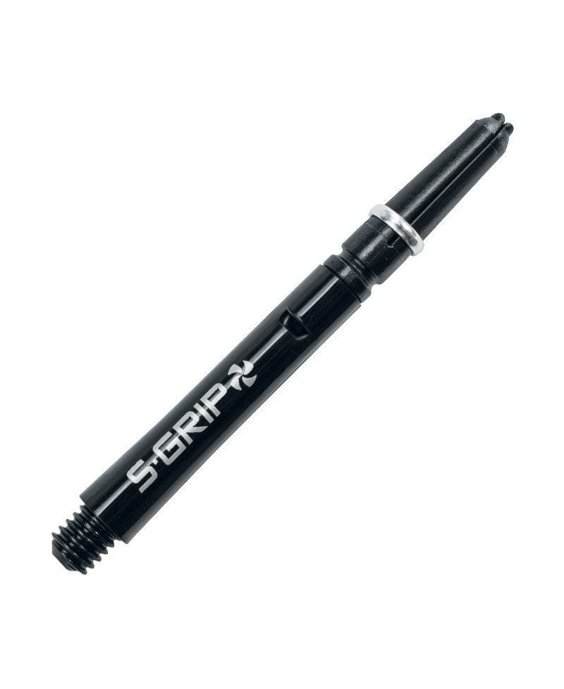 Shaft Supergrip Spin Harrows darts black/silver
