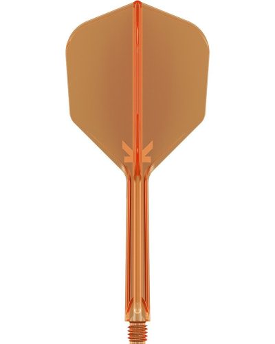 Plumas Target K Flex Neon Medianas Naranja N6