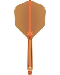 Plumas Target K Flex Neon Medianas Naranja N6