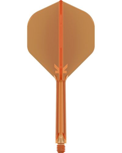 Plumas Target K Flex Neon Medianas Naranja N2