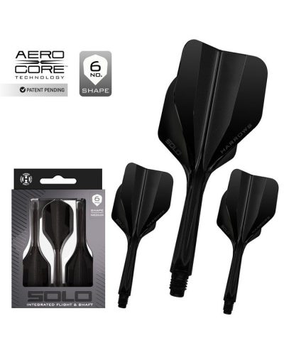 Plumas Harrows Solo Negro Nº6 Mediana