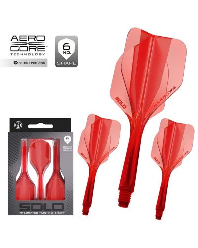 Plumas Harrows Solo Rojo  Nº6 Corta