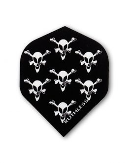 Flights Ruthless 18 std black skulls