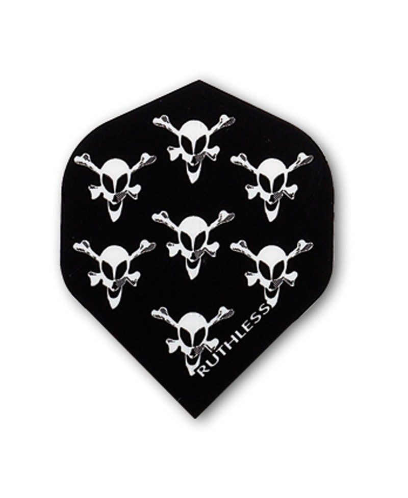 Flights Ruthless 18 std black skulls