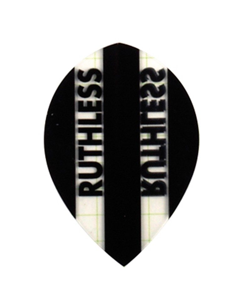 Darts Flights Ruthless 01 pear black