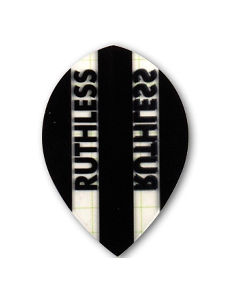 Aleta dardos Ruthless 10 oval negra