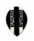 Darts Flights Ruthless 10 pear black