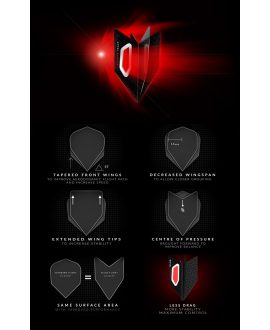 Harrows darts flights Velos 1004