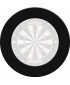 Dartboard Protector Mission darts black