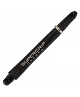 Supergrip carbon Medium shaft harrows darts silver