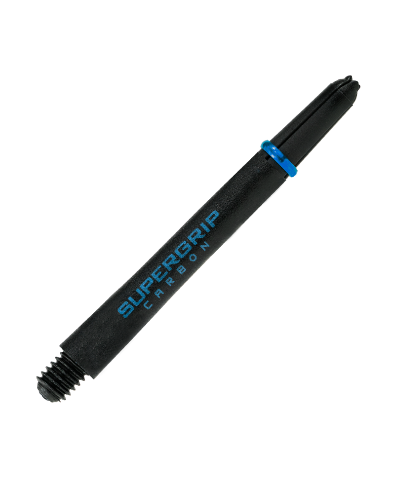 Supergrip carbon short shaft harrows darts blue
