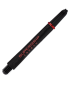Supergrip carbon corta harrows darts roja