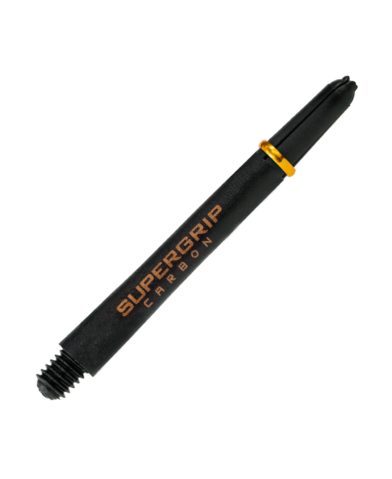 Supergrip carbon short shaft harrows darts yellow