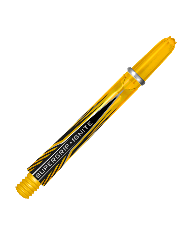 Supergrip Ignite short shaft harrows darts yellow