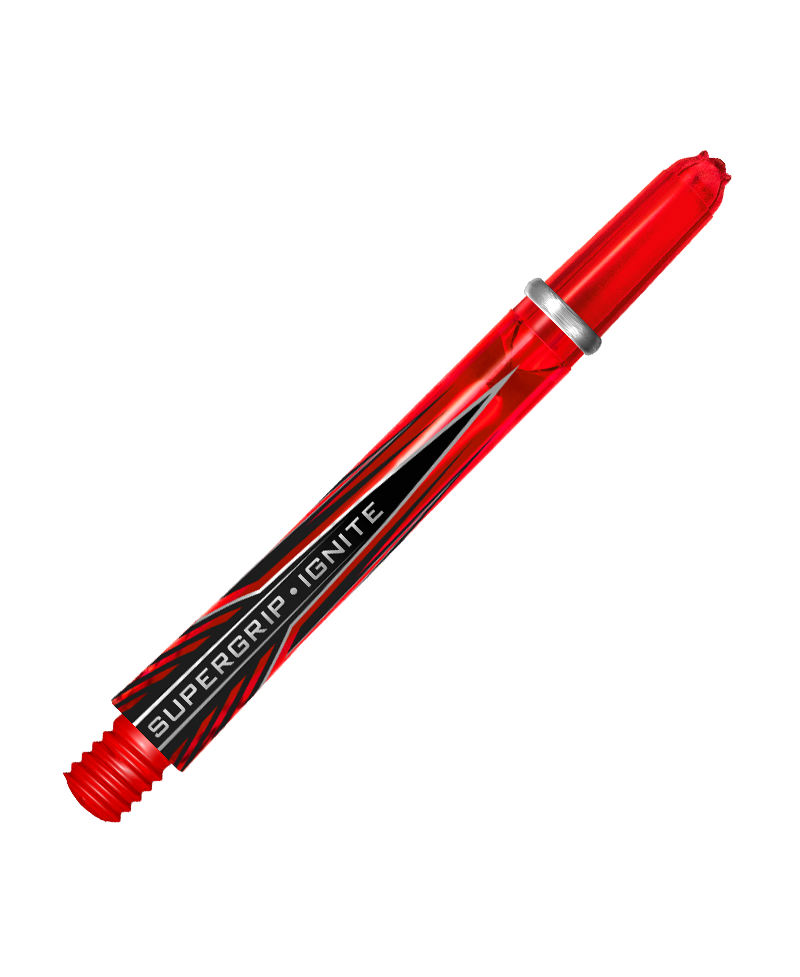 Supergrip Ignite corta Harrows dart roja