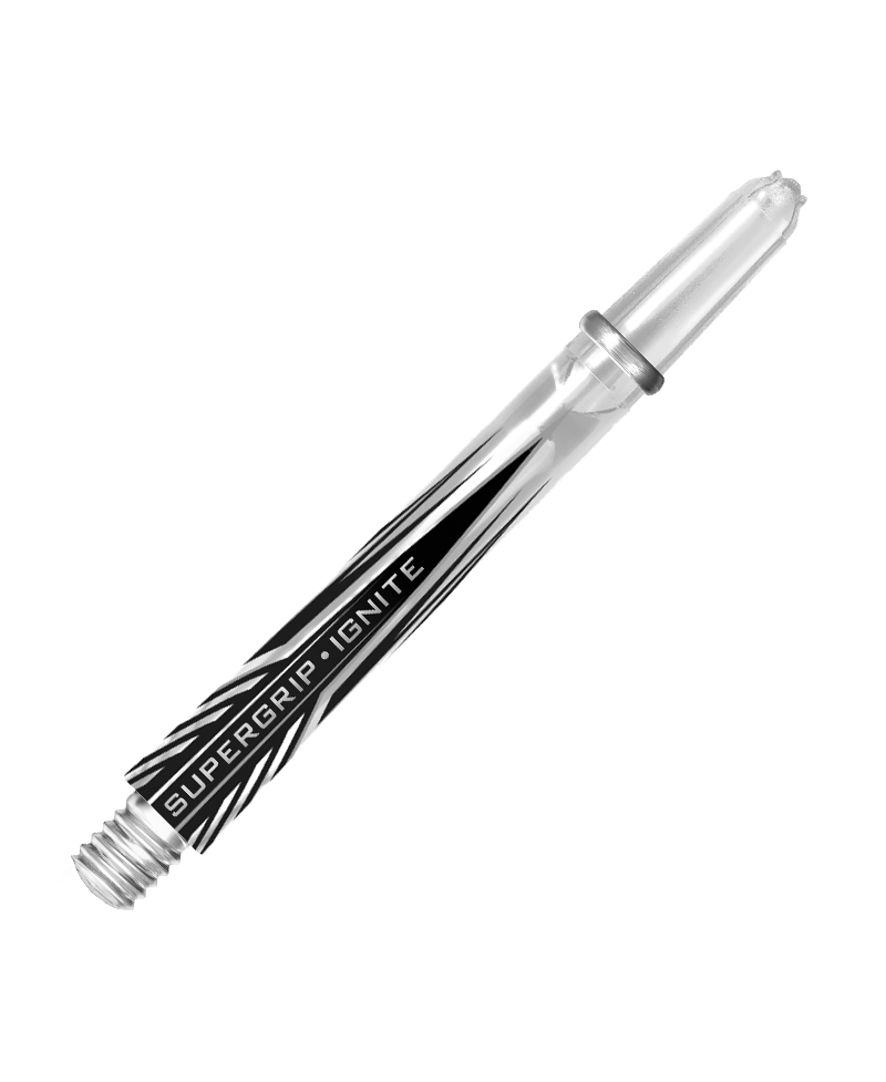 Supergrip Ignite corta Harrows dart transparente