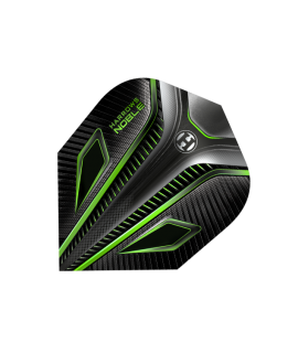 Noble 2703 Harrows darts flight green/black