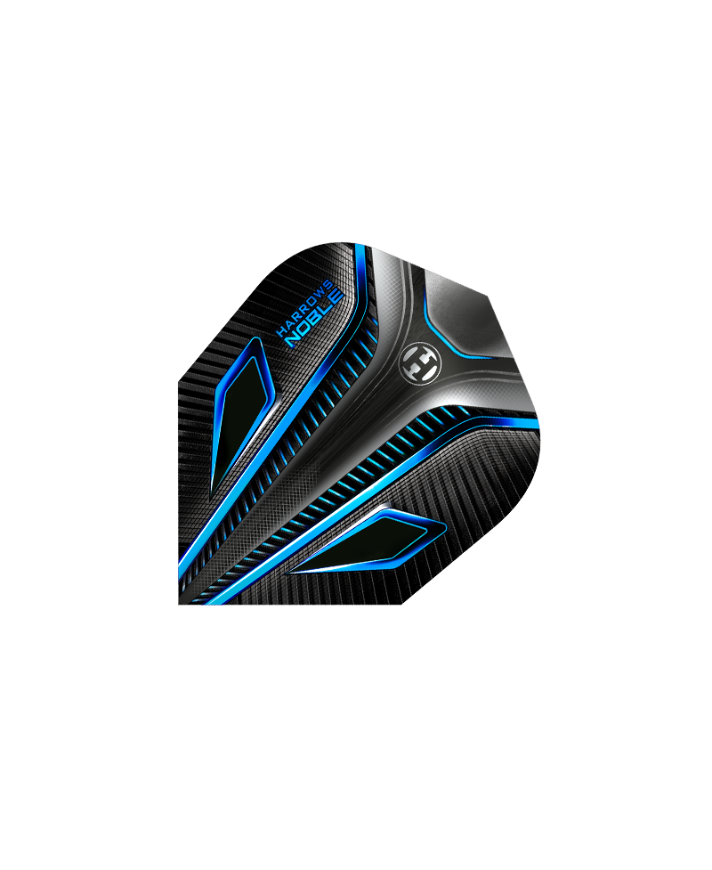 Harrows darts Noble 2702 flights blue/black