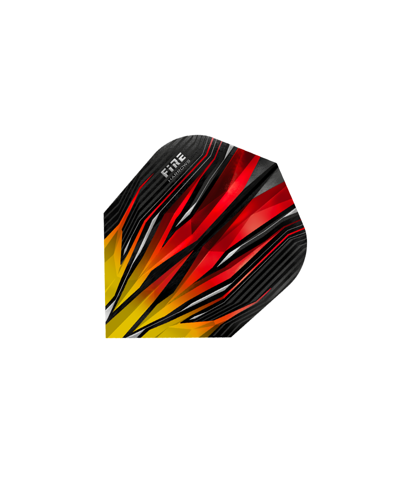 Fire 1102 Harrows darts flights red yellow