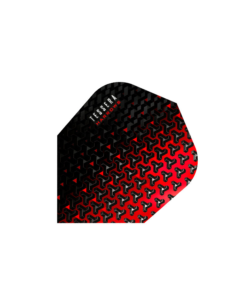 Harrows darts flights Tessera 5700 red
