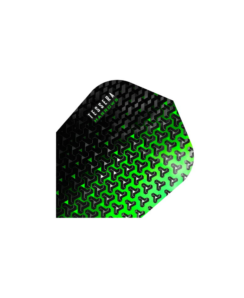 Aletas Harrows darts Tessera 5701 verde