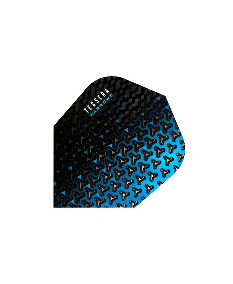 Harrows darts flights Tessera 5703 blue