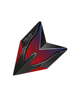 Harrows darts flights Velos 1015 red