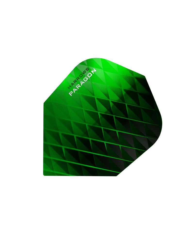 Harrows darts Paragon  flight 7600 green